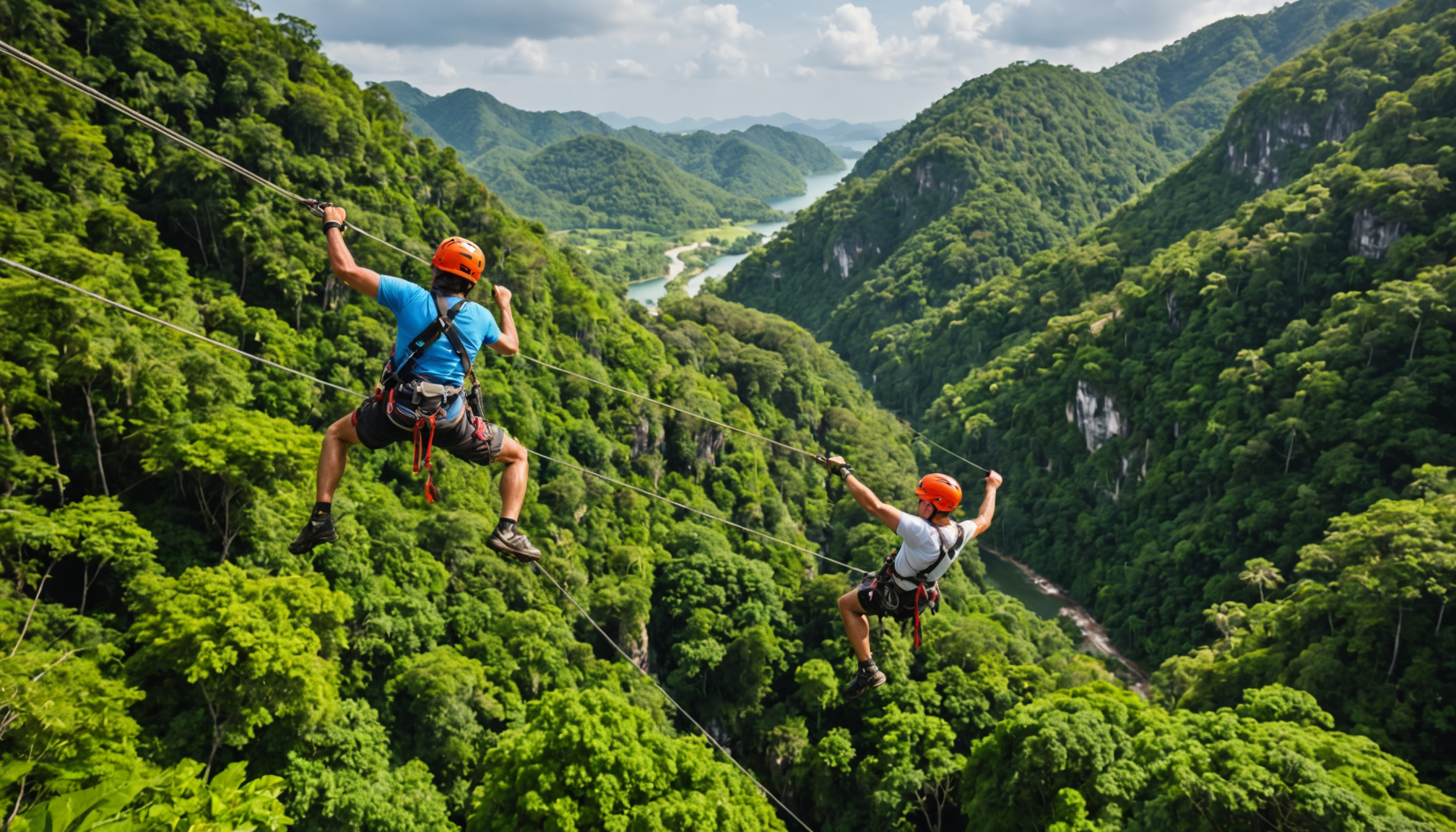 découvrez les sensations fortes de la via ferrata et des tyroliennes à phuket, une aventure inoubliable pour les amateurs de défis en pleine nature.