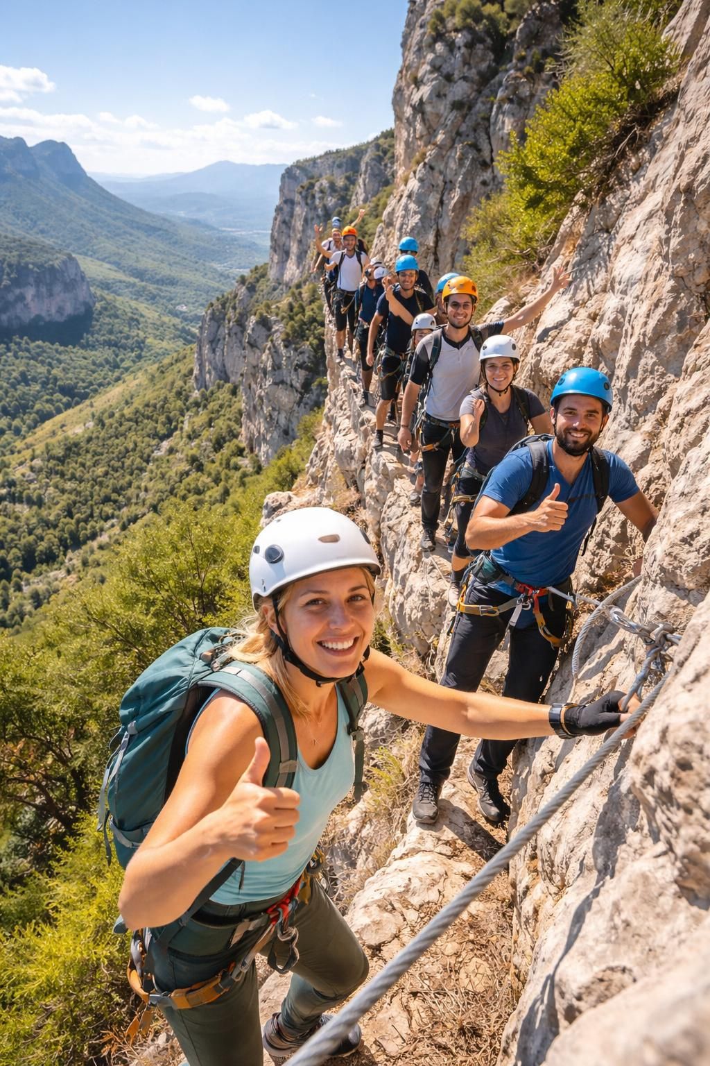 découvrez des activités outdoor professionnelles en provence pour vos team building et séminaires, incluant la via ferrata pour renforcer l'esprit d'équipe et vivre des expériences uniques en pleine nature.