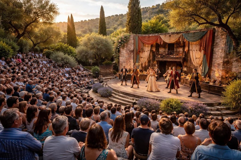 Aventures scéniques en Provence avec le Festival d’Avignon et théâtre en plein air