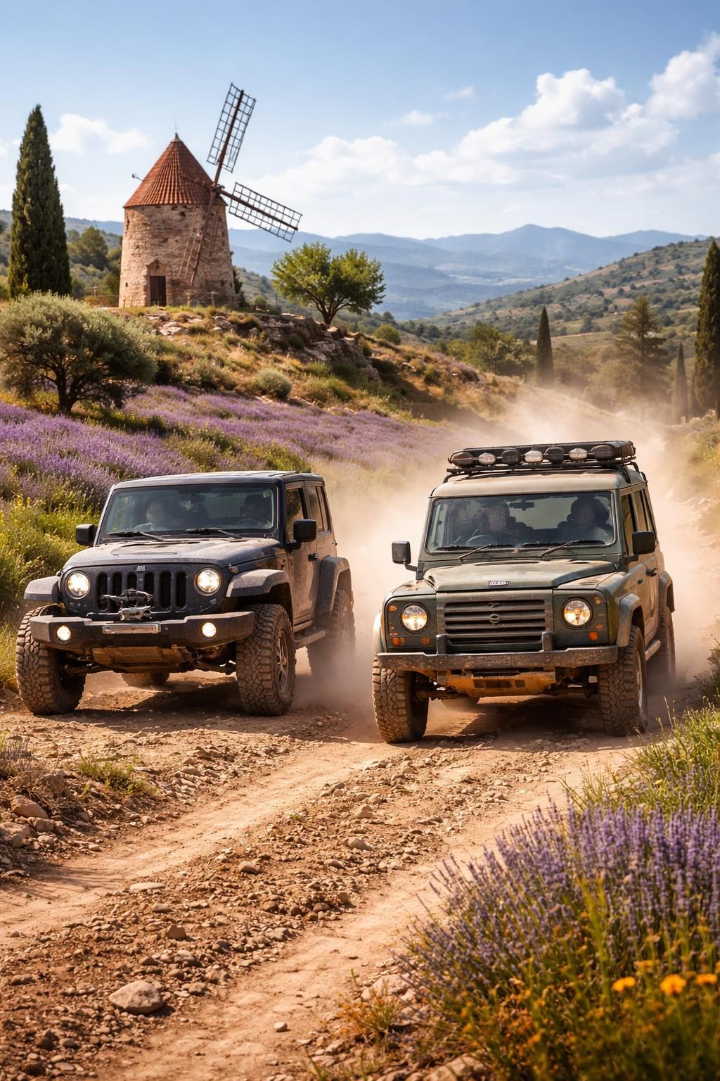 découvrez des circuits aventure en provence à bord de jeep wrangler et land rover defender tout-terrain pour une expérience unique et pleine de sensations fortes en pleine nature.