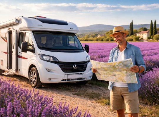 Explorez la Provence en camping-car Rapido et Pilote avec itinéraires des lavandes