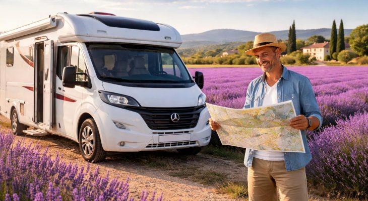 Explorez la Provence en camping-car Rapido et Pilote avec itinéraires des lavandes