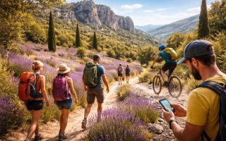 Promouvoir vos activités outdoor en Provence avec Outdooractive, AllTrails et Komoot pour le tourisme aventure
