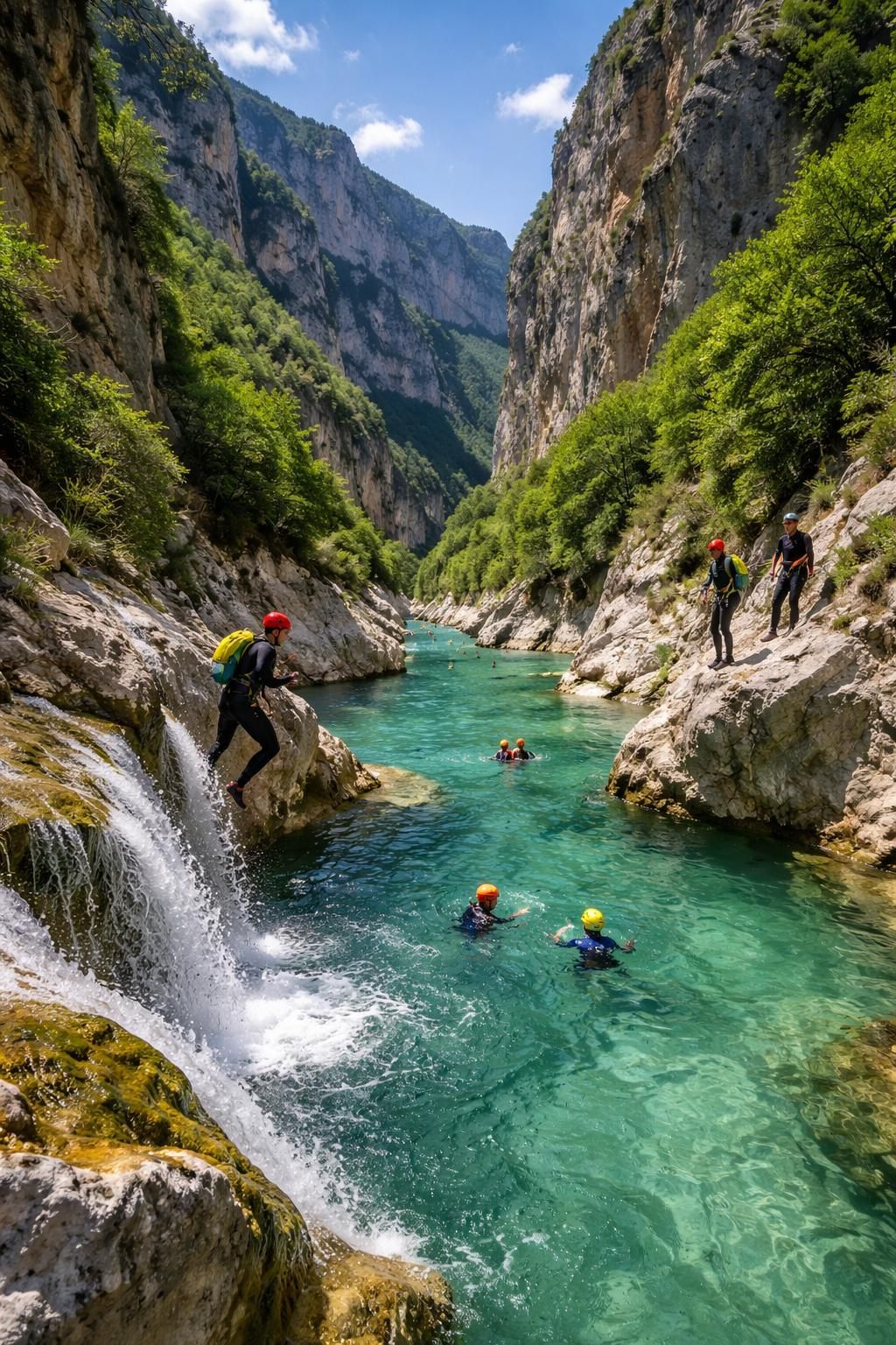 provence aventure propose des stages de canyoning et d'escalade à verdon pour tous niveaux, offrant des expériences inoubliables au cœur de la nature spectaculaire.