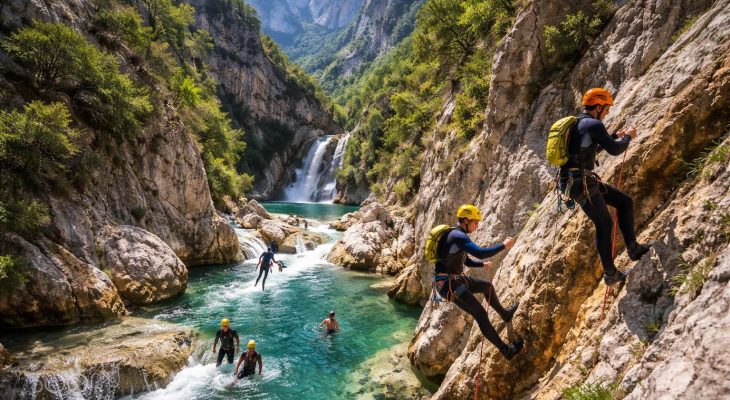 Provence Aventure organise des stages de canyoning et escalade à Verdon