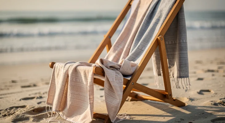 Foutas maritimes : légères, élégantes et polyvalentes pour une touche d’été au quotidien