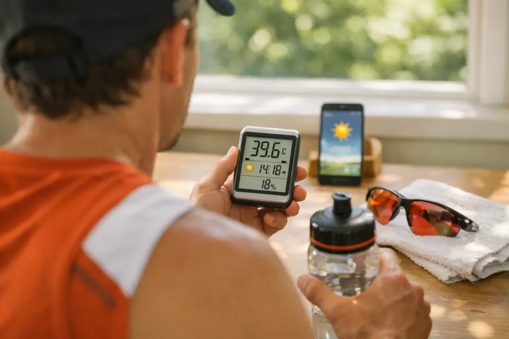Courir par forte chaleur : la vigilance canicule vaut aussi pour le sportif